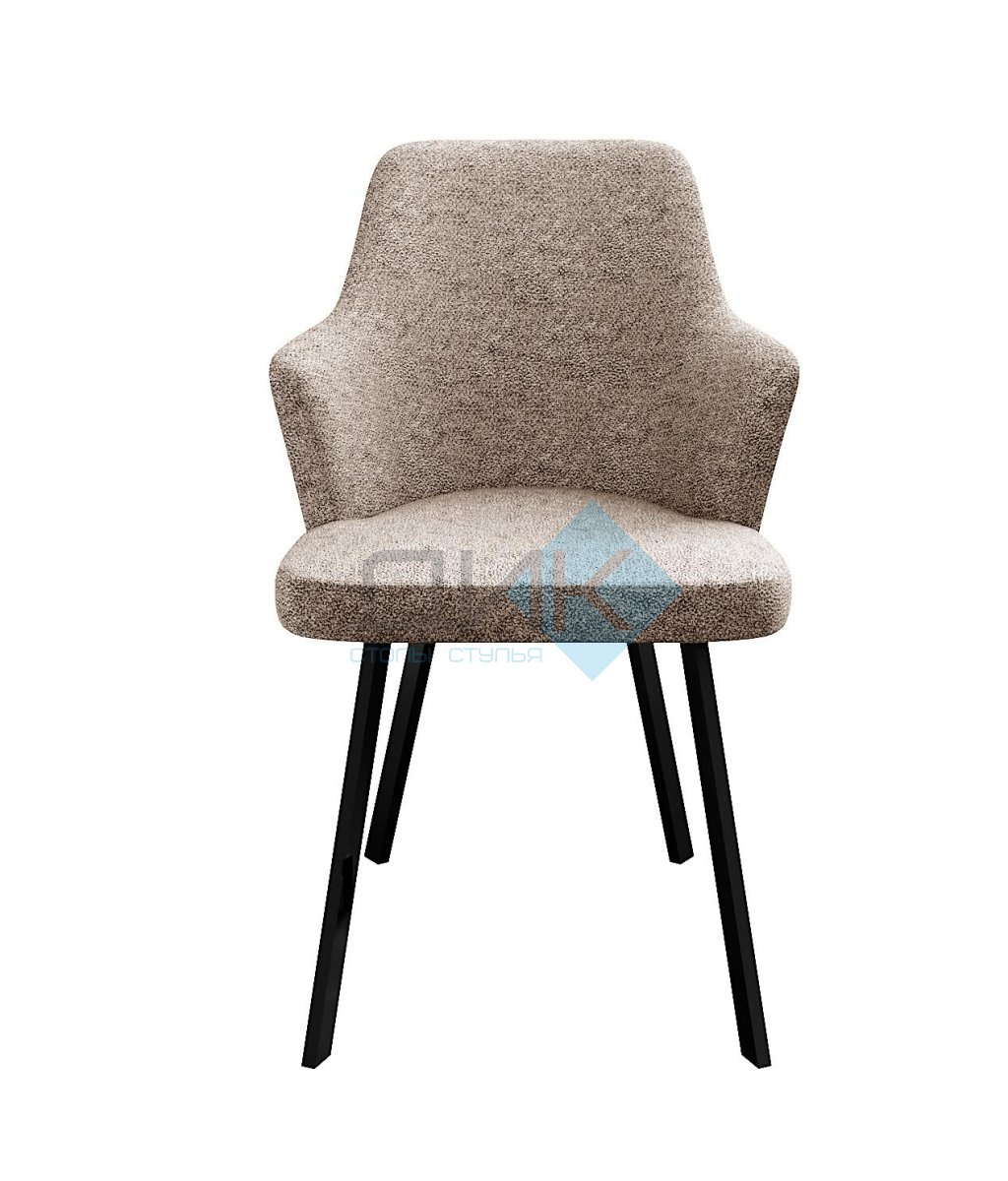 Стул DikLine 235 поворотный, NS04 CREAM, ножки черные