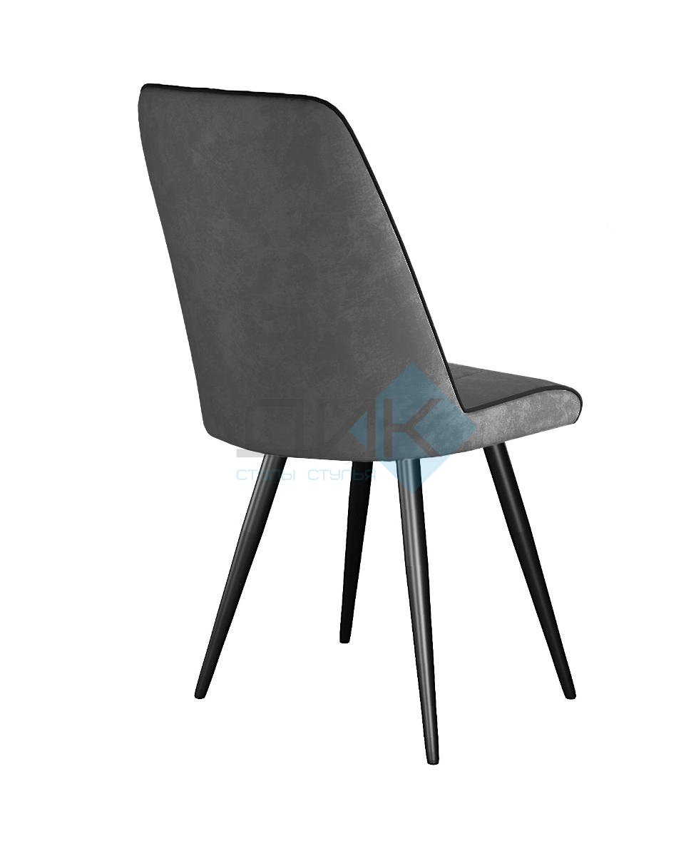 Стул DikLine 324 поворотный B28 ANTRACITE, ножки черные