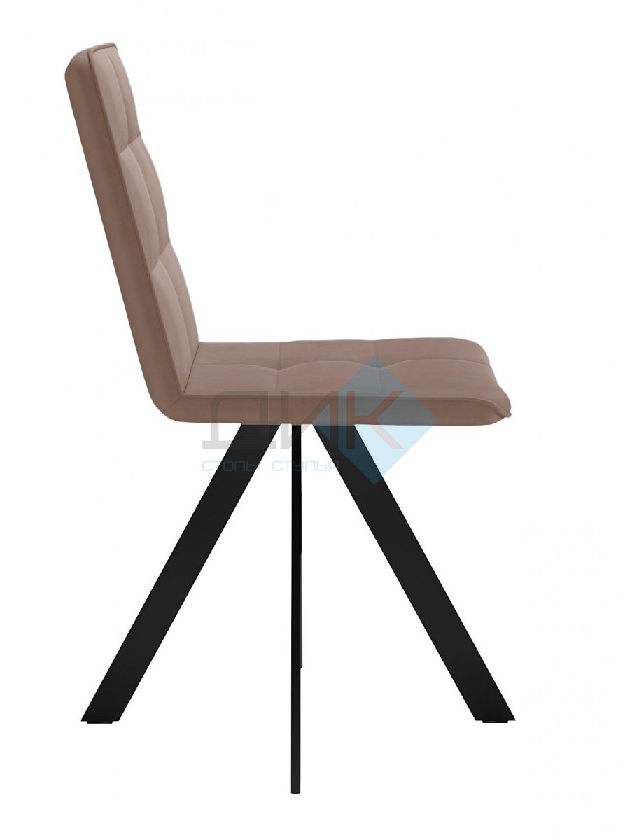 Стул DikLine 230 поворотный B5 LATTE, ножки черные