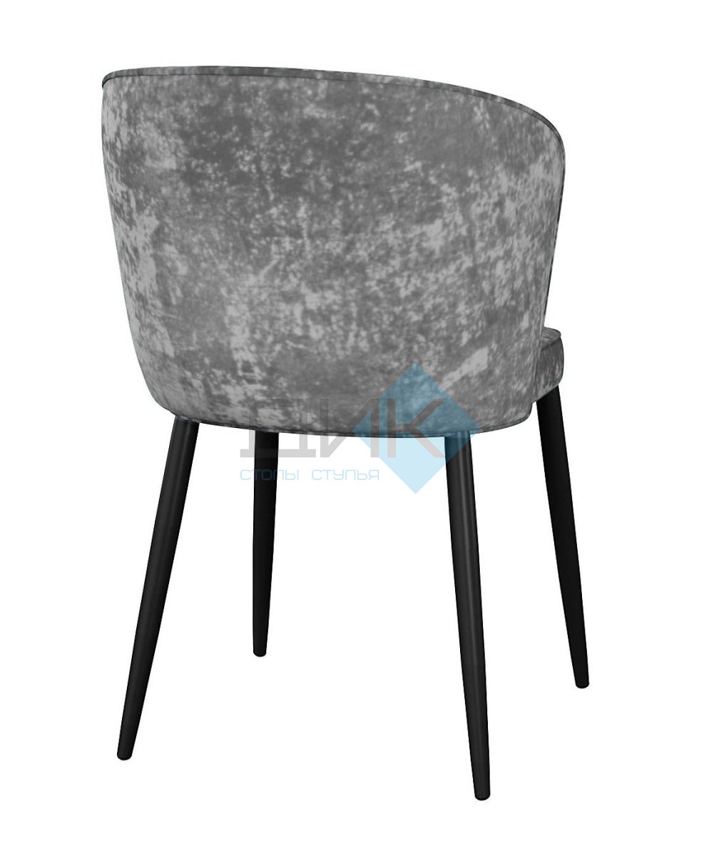 Стул DikLine 348 поворотный M13 светло-серый, ножки черные