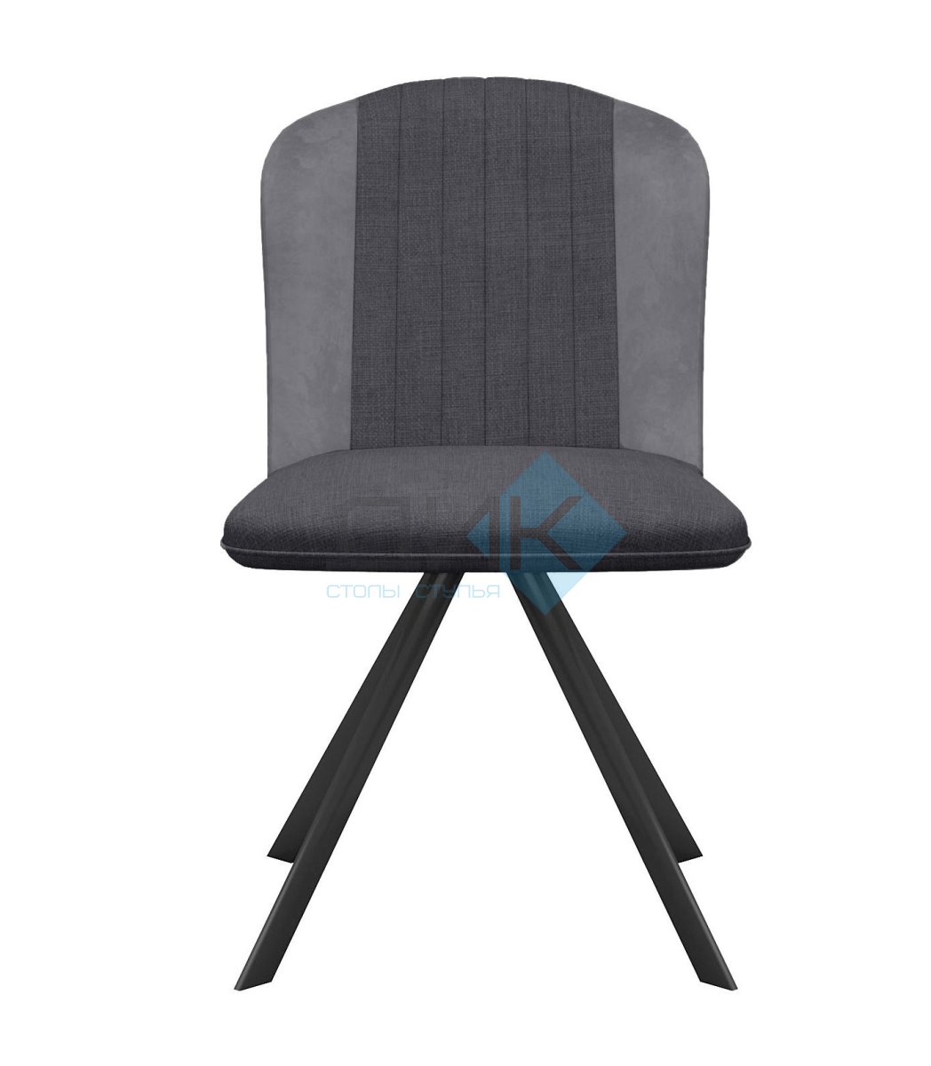 Стул DikLine 299 поворотный NS13 GRAPHITE/C56 серый, ножки черные