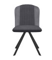 Стул DikLine 299 поворотный NS13 GRAPHITE/C56 серый, ножки черные