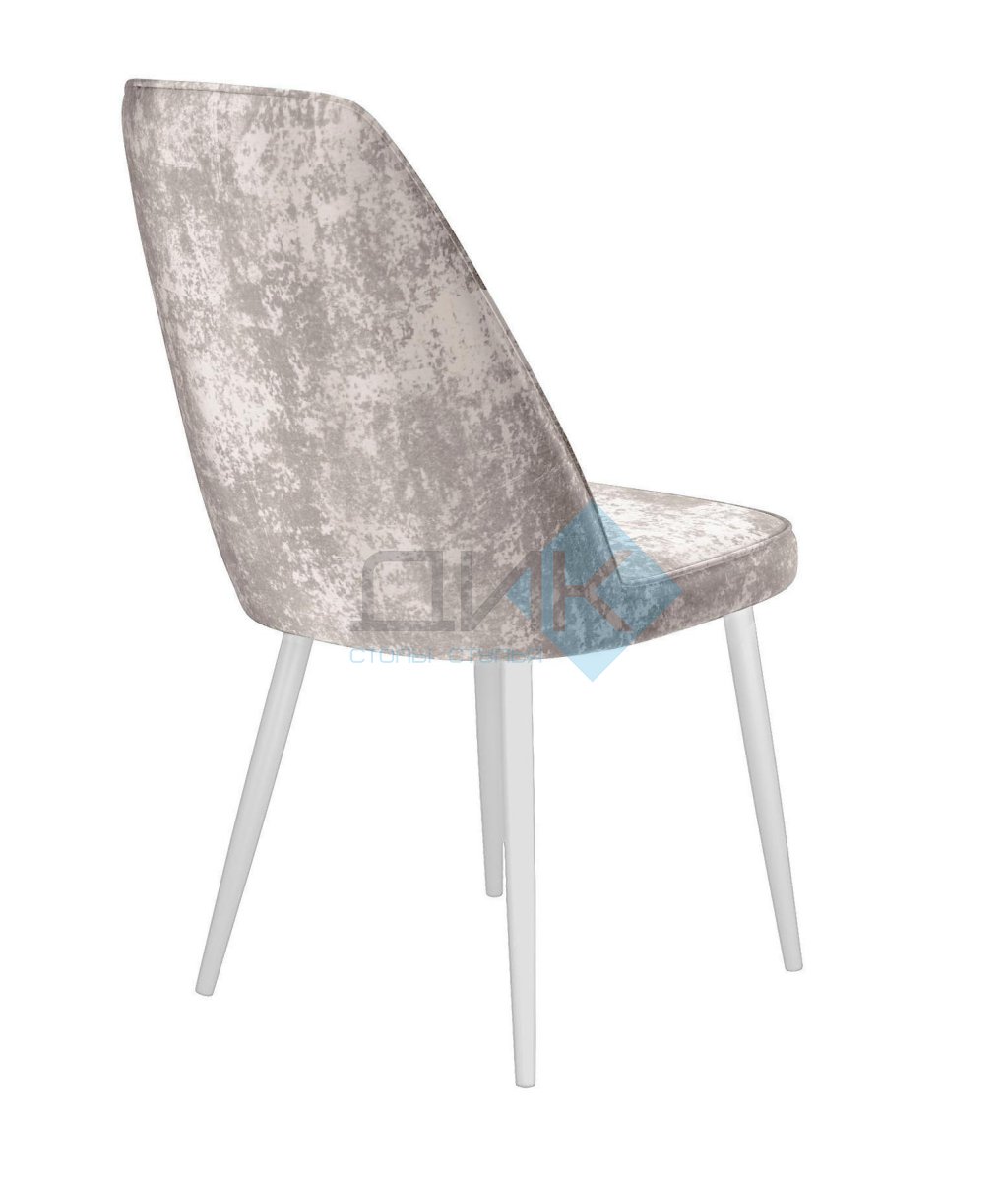 Стул DikLine 326 M02 бежевый, ножки белые