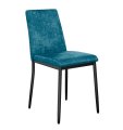 Стул DikLine 270 M19 бирюза, ножки черные