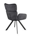 Стул DikLine 501 поворотный SB5 серый, ножки черные