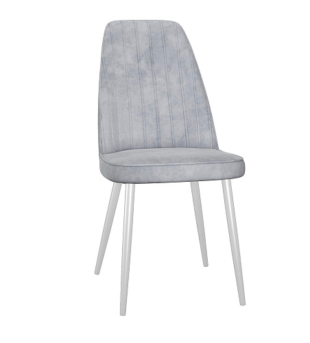 Стул DikLine 326 B22 GREY, ножки белые
