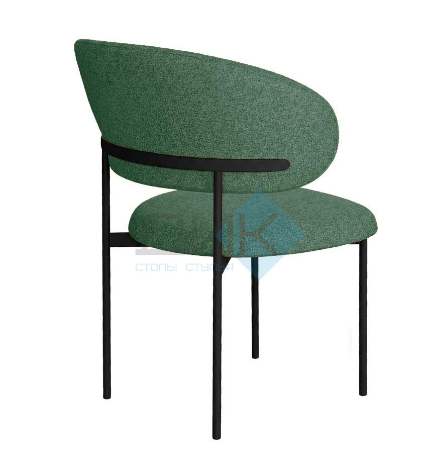 Стул DikLine 201 NS Pine зеленый, ножки черные