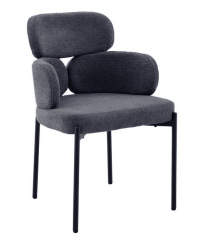 Стул DikLine 1311 т.к Серая UF925-12, опоры черные