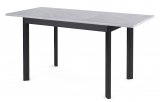 Стол DikLine L110 Бетон (ЛДСП EGGER)/Опоры черный
