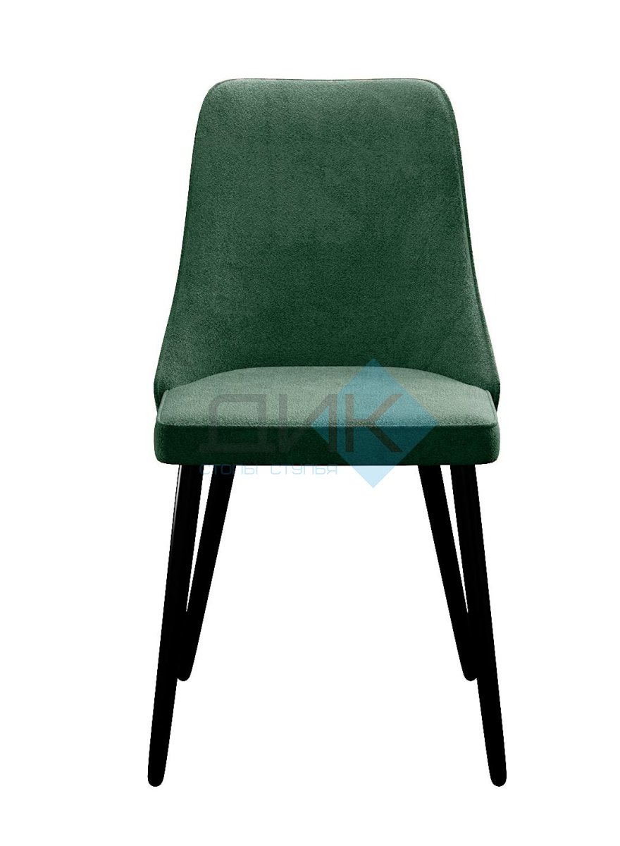 Стул DikLine 286 TW14 зеленый, ножки черные