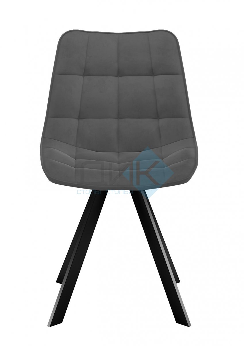 Стул DikLine 229 поворотный, B28 ANTRACITE, ножки черные