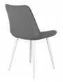 Стул DikLine 206М B22 GREY, ножки белые