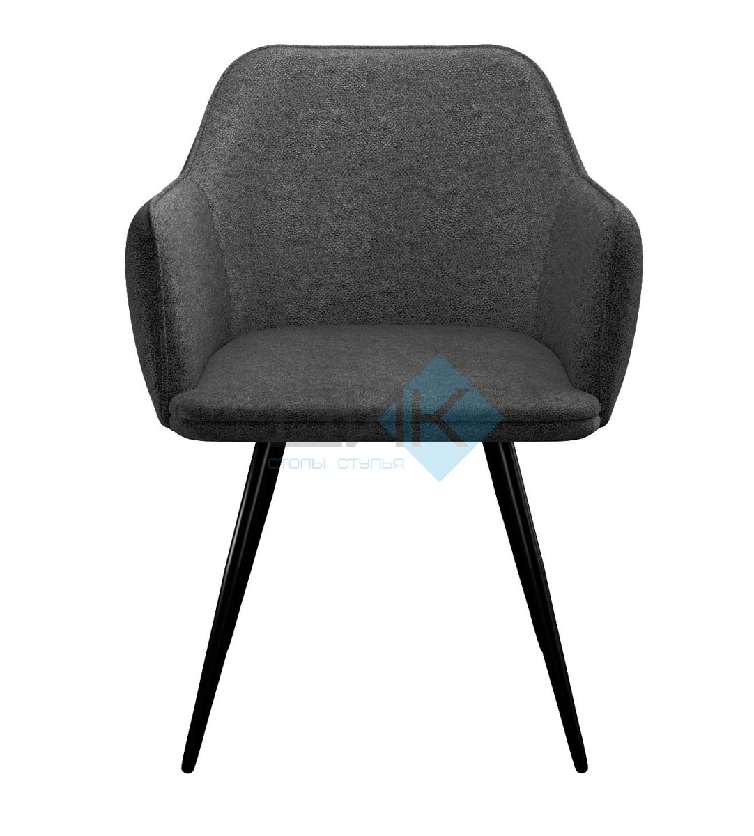 Стул DikLine 277 поворотный NS13 GRAPHITE, ножки черные