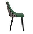 Стул DikLine 286 SB1/A2 зеленый, ножки черные