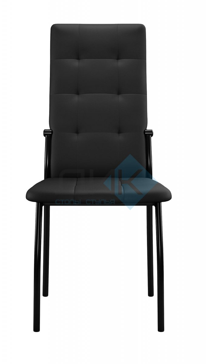 Стул DikLine ГАЛС-М каркас черный/ к/з Pegaso черный
