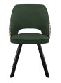 Стул DikLine 274 поворотный SB1/A2 зеленый, ножки черные