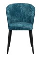 Стул DikLine 347 M19 бирюза, ножки черные