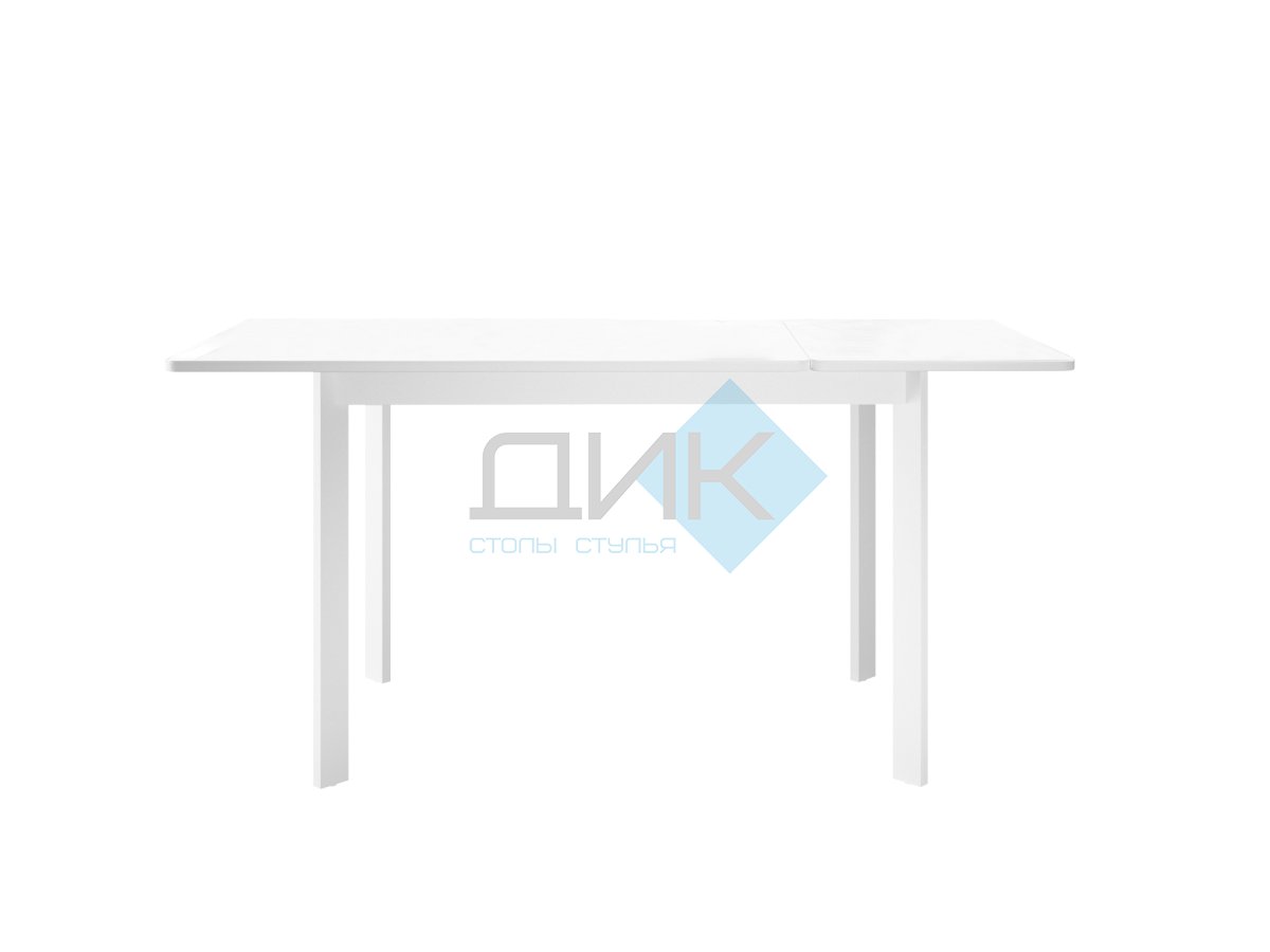 Стол DikLine LK90 Керамика Mono white (белый матовый) /подстолье белое/опоры белые