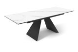 Стол DikLine SKB160 Керамика FNZ 9206037 (белая)/подстолье черное/опоры черные (2 уп.)