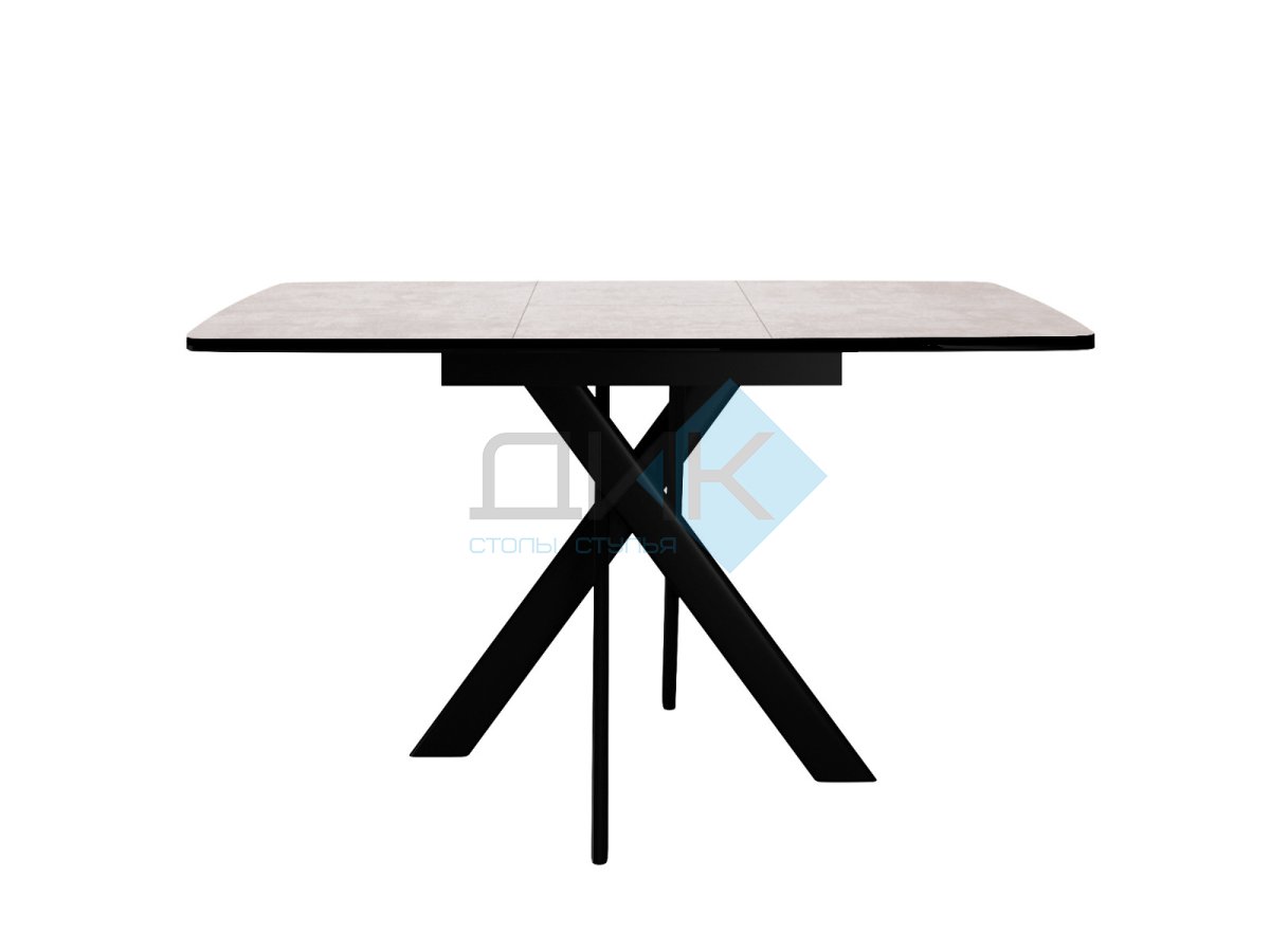 Стол DikLine DB110 Хромикс белый/опоры черные