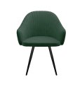 Стул DikLine 439М поворотный, T14 зеленый, ножки черные