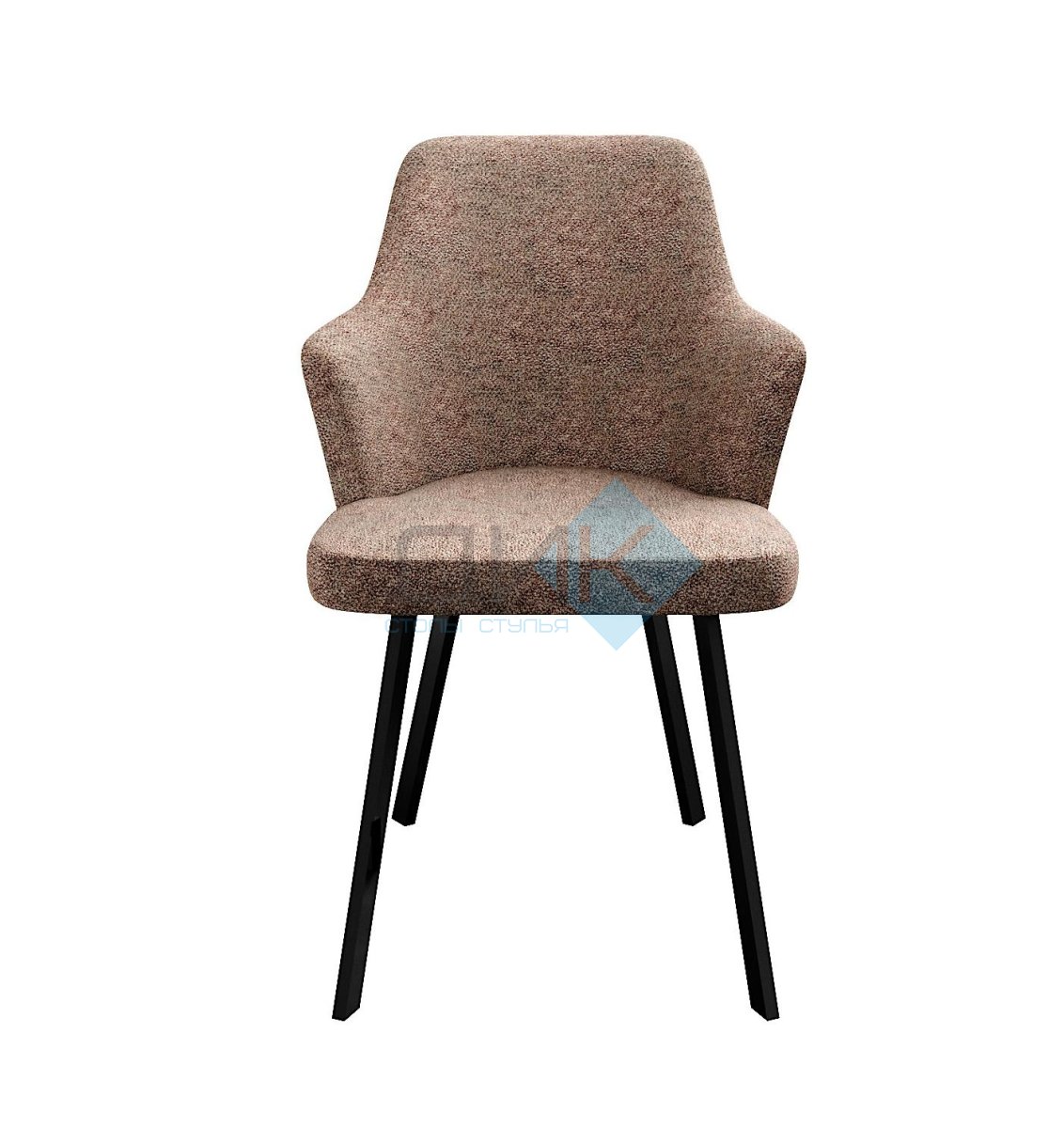 Стул DikLine 235 поворотный, NS05 CAPPUCCINO, ножки черные