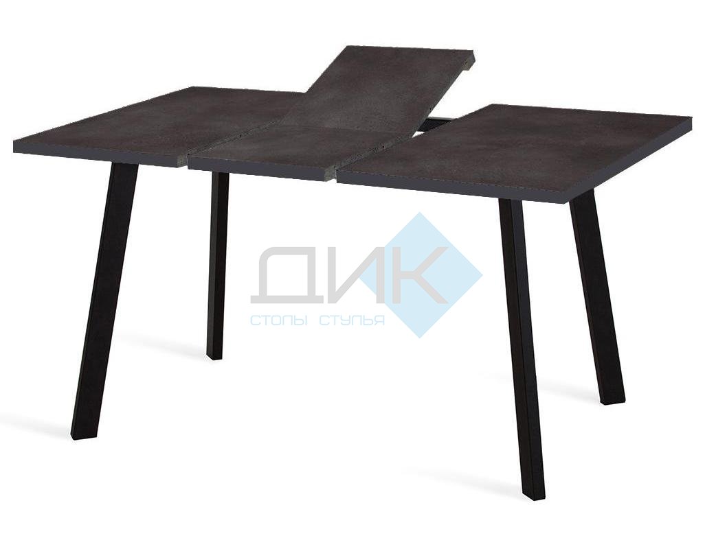 Стол DikLine HB140 хромикс бронза/ опоры черные