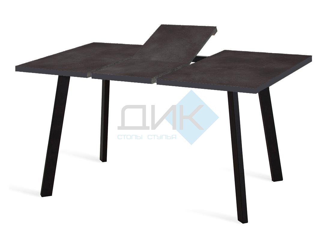 Стол DikLine HB120 хромикс бронза/ опоры черные