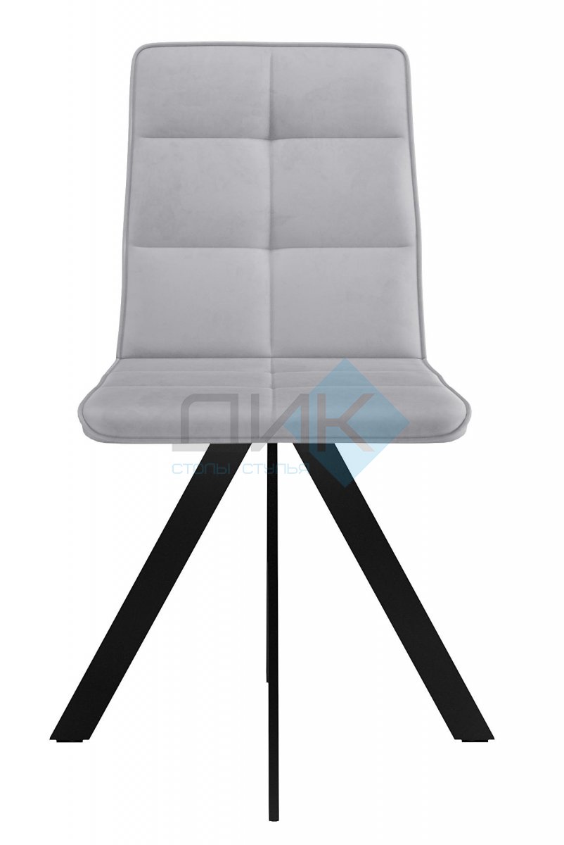 Стул DikLine 230 поворотный B22 GREY, ножки черные