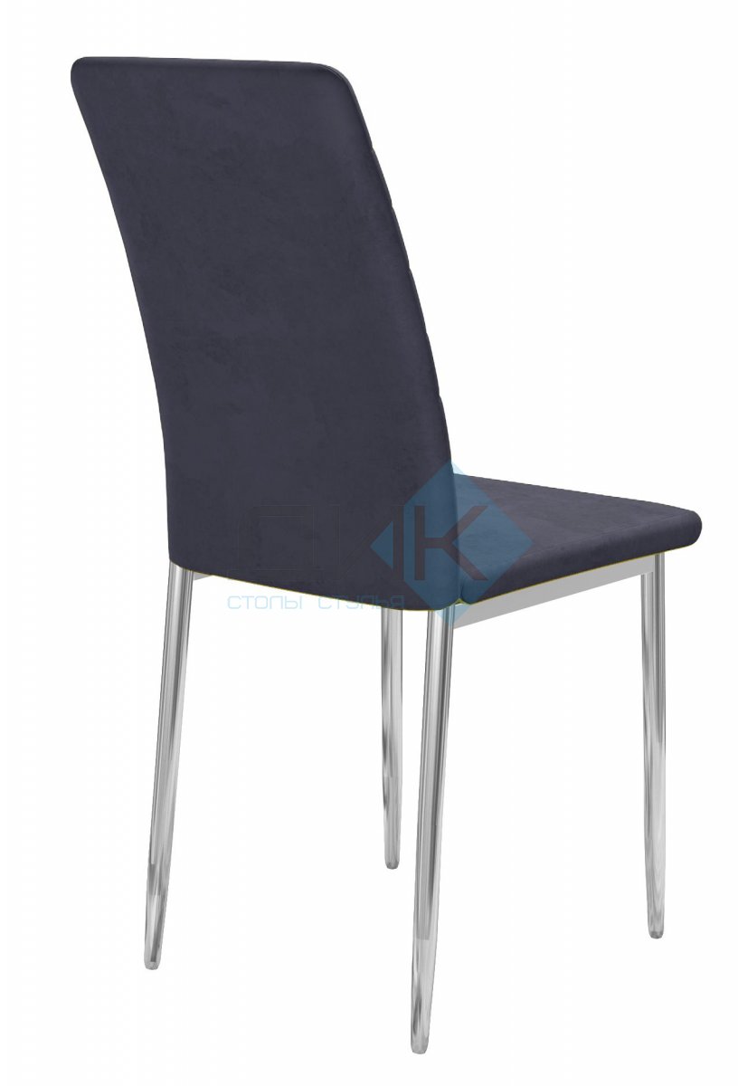 Стул DikLine ТЕКС каркас хром/ B28 ANTRACITE