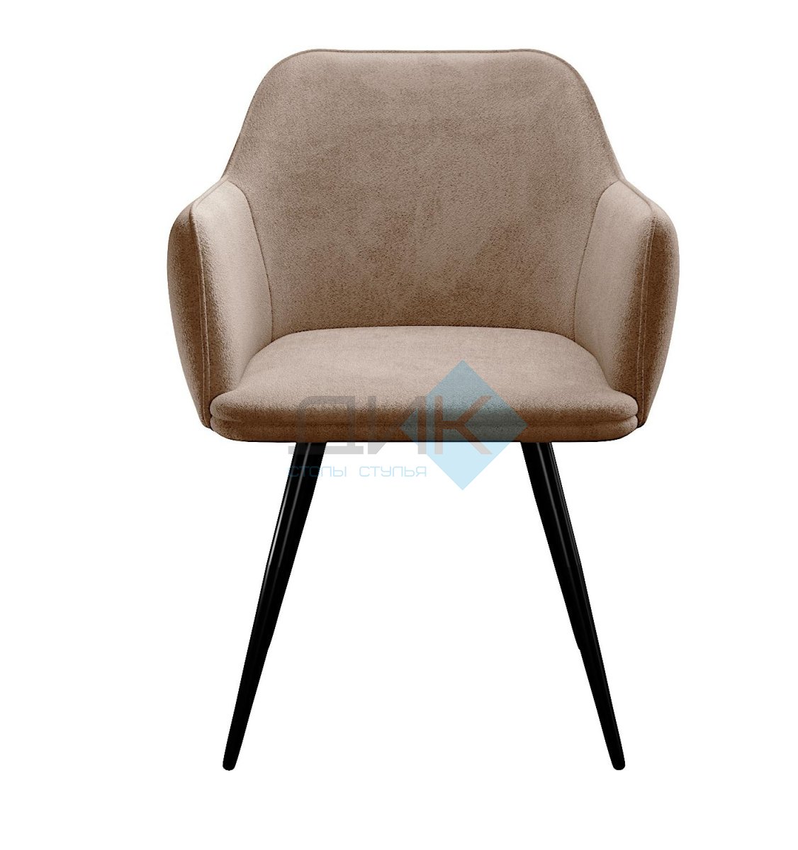 Стул DikLine 277 поворотный TW05 капучино, ножки черные