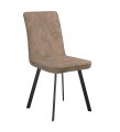Стул DikLine 208 AN4 капучино, ножки черные
