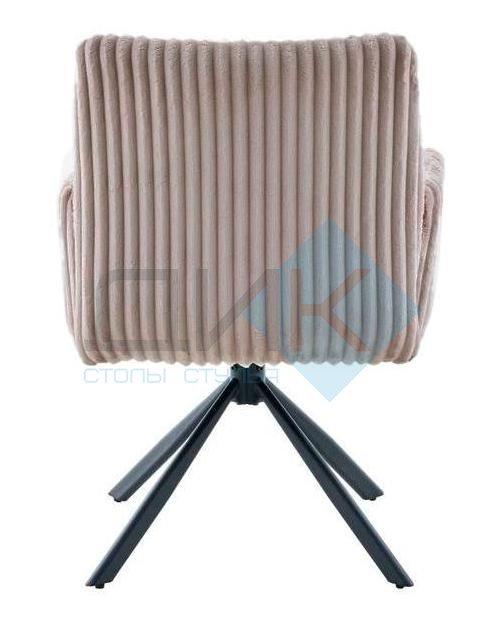 Стул DikLine 6827 т.к Бежевая Velo 30, опоры черные