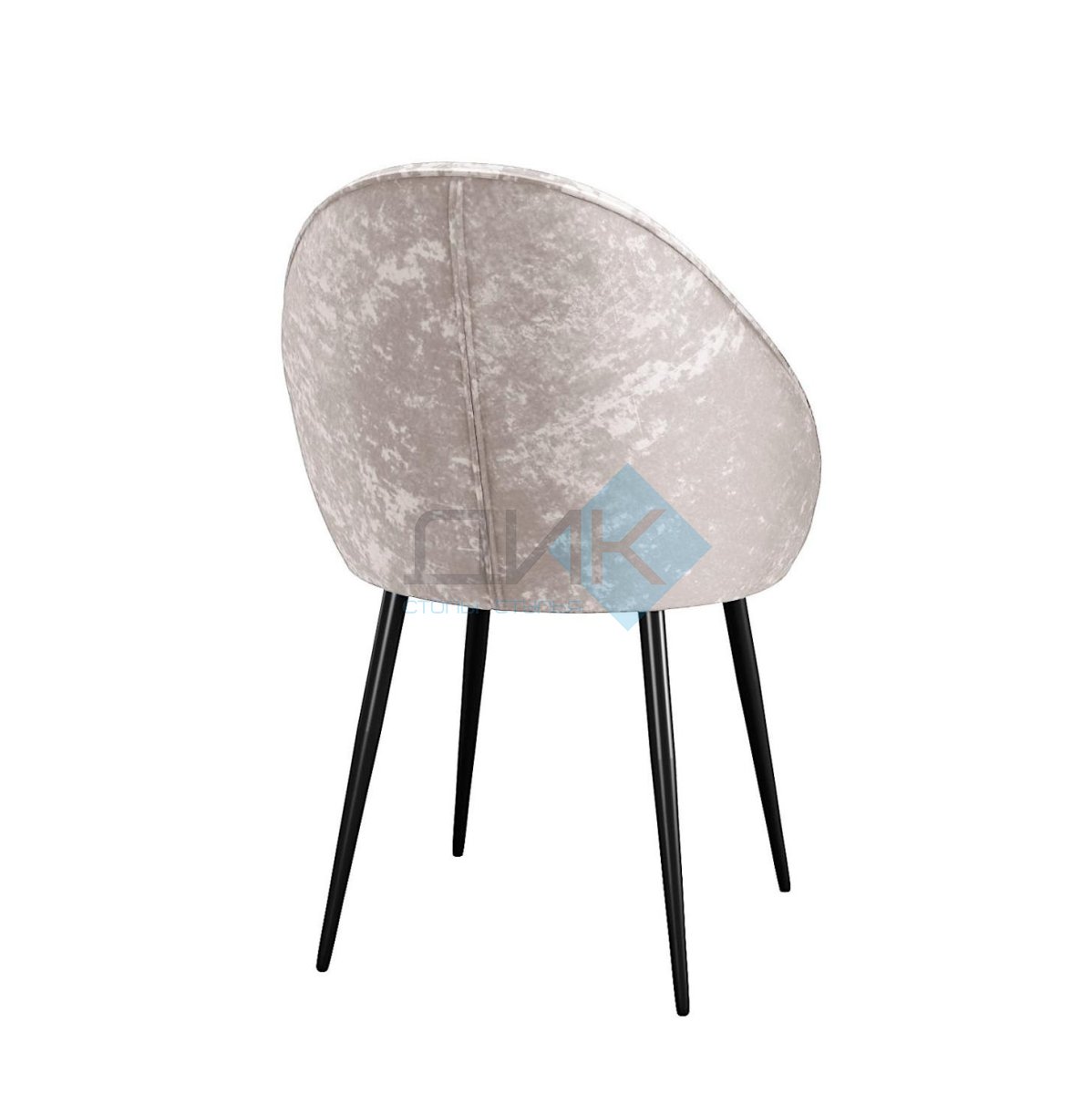 Стул DikLine 234 поворотный, M02 бежевый, ножки черные