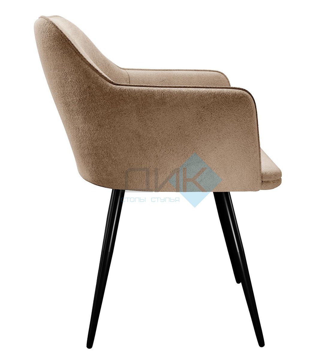 Стул DikLine 277 поворотный TW05 капучино, ножки черные