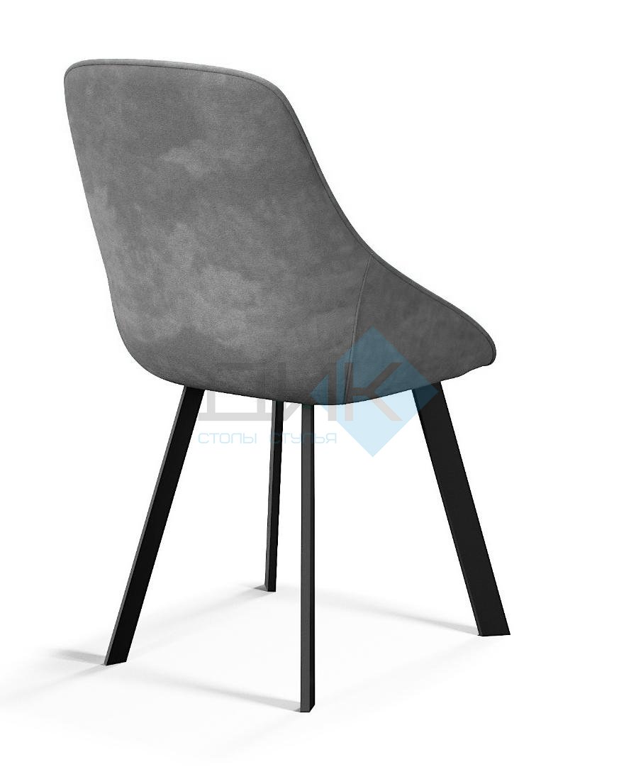 Стул DikLine 246 поворотный, AM14 серый, ножки черные