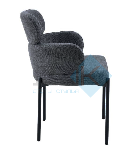 Стул DikLine 1311 т.к Серая UF925-12, опоры черные