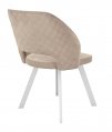 Стул DikLine 274 поворотный Z128 бежевый, ножки белые