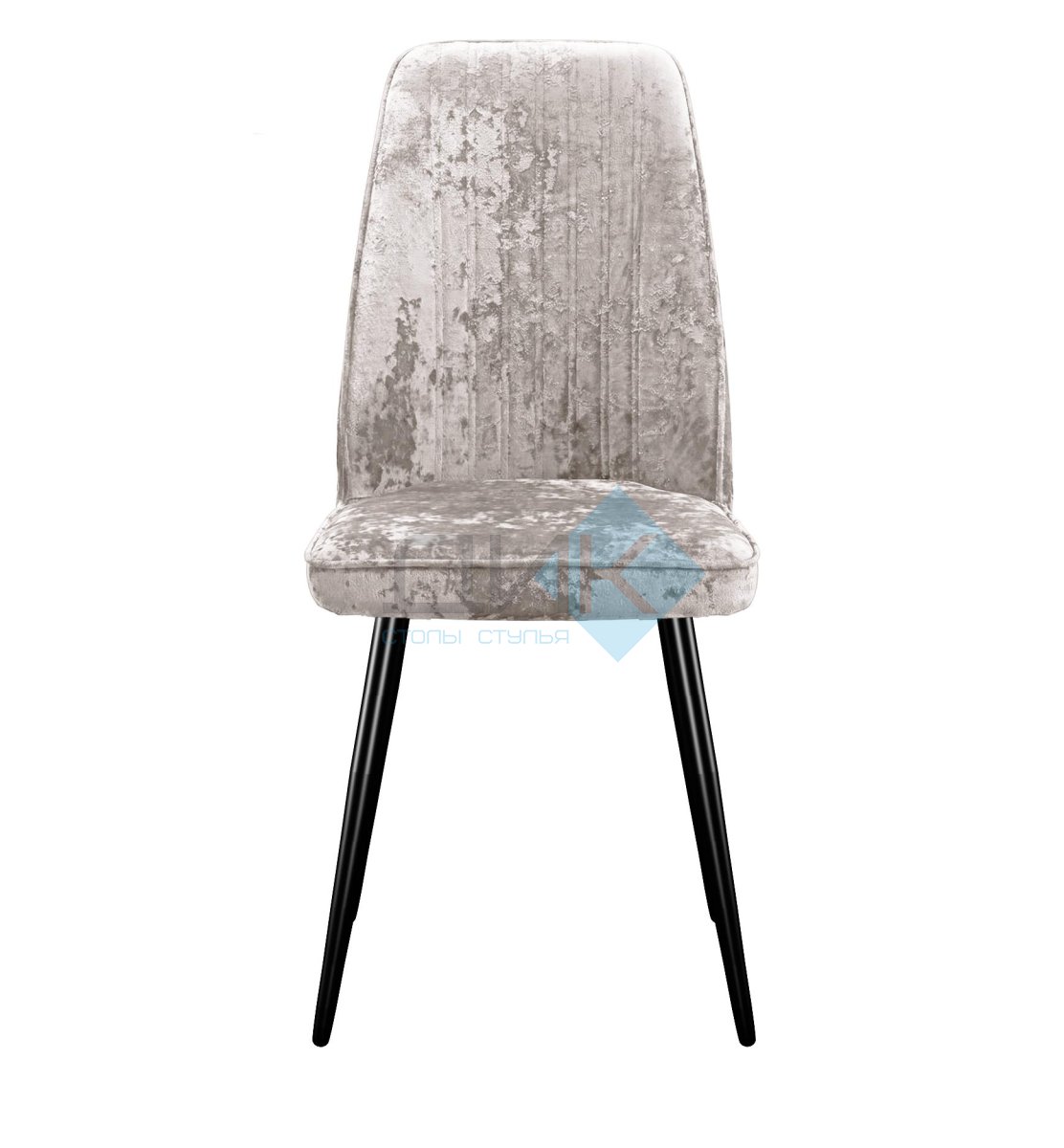 Стул DikLine 327 поворотный M02 бежевый, ножки черные