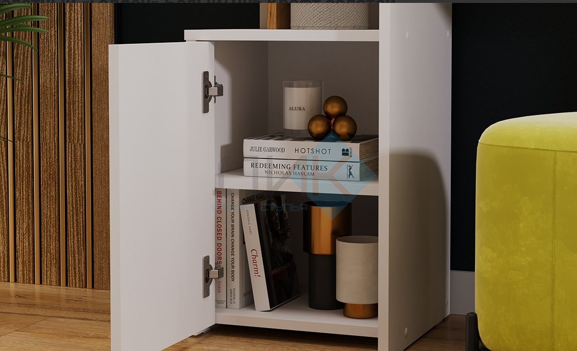 Голден туалетный стол (белый/дуб крафт золотой)