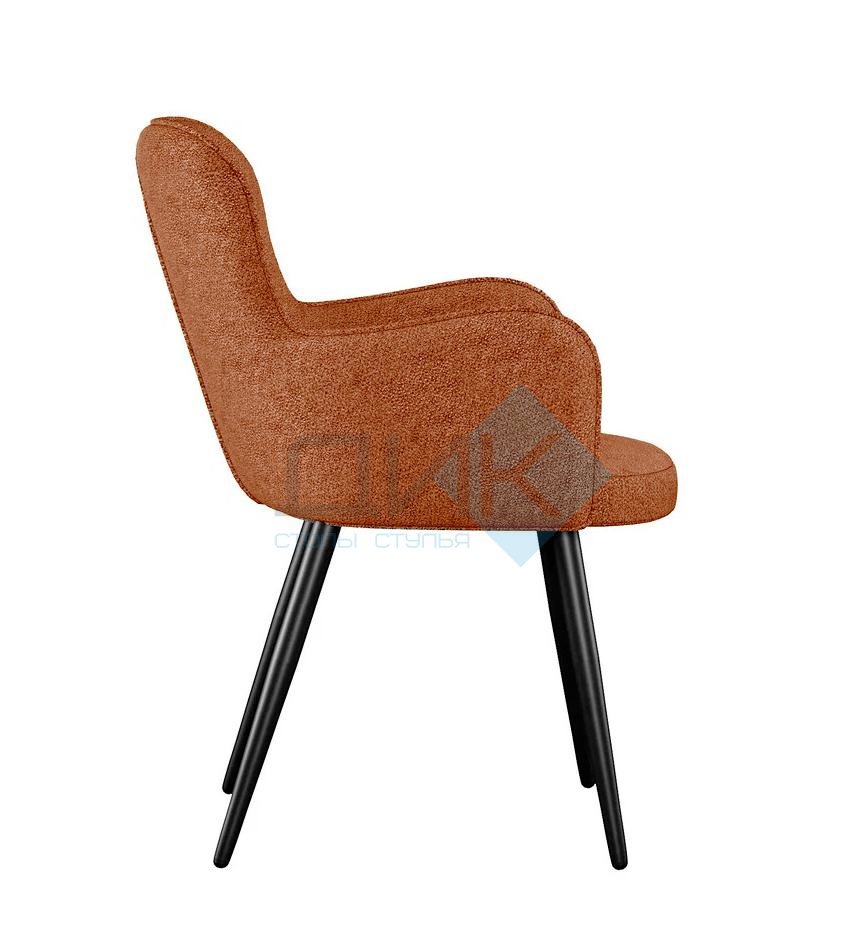 Стул DikLine 503 поворотный NS Rust терракотовый, ножки черные