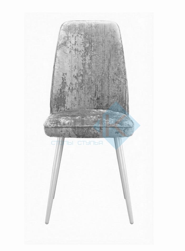 Стул DikLine 327 поворотный M13 светло-серый, ножки белые