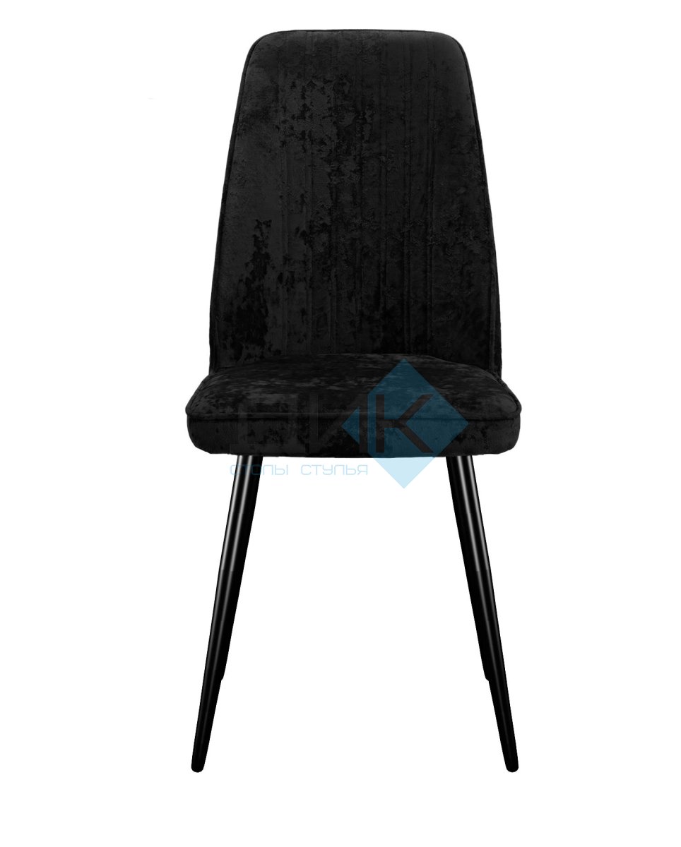 Стул DikLine 327 поворотный M18 черный, ножки черные