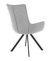 Стул DikLine 289 поворотный E28 светло-серый, ножки черные