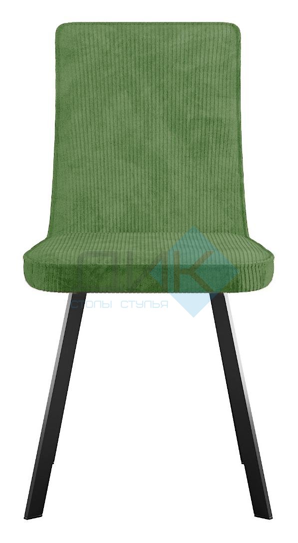 Стул DikLine 208 AN9 зеленый, ножки черные