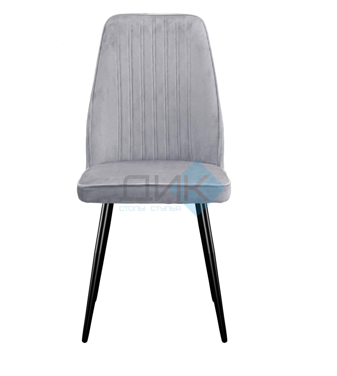 Стул DikLine 327 поворотный B22 GREY, ножки черные