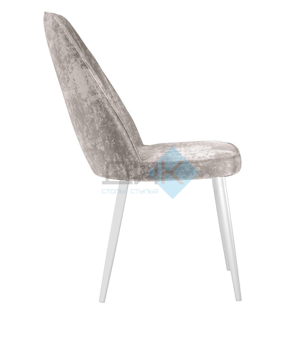 Стул DikLine 326 M02 бежевый, ножки белые