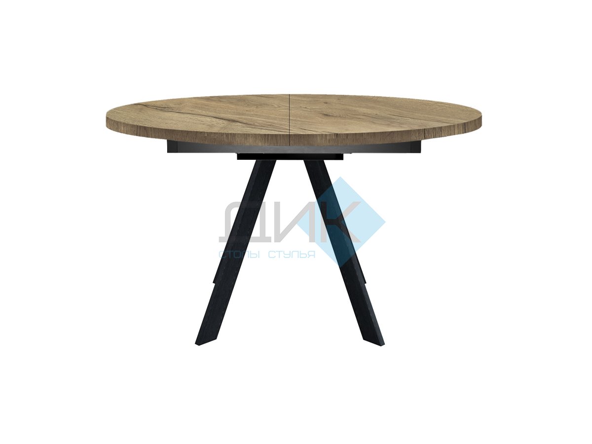 Обеденная зона: Стол DikLine RD120 + стулья Dikline 252 (3шт)